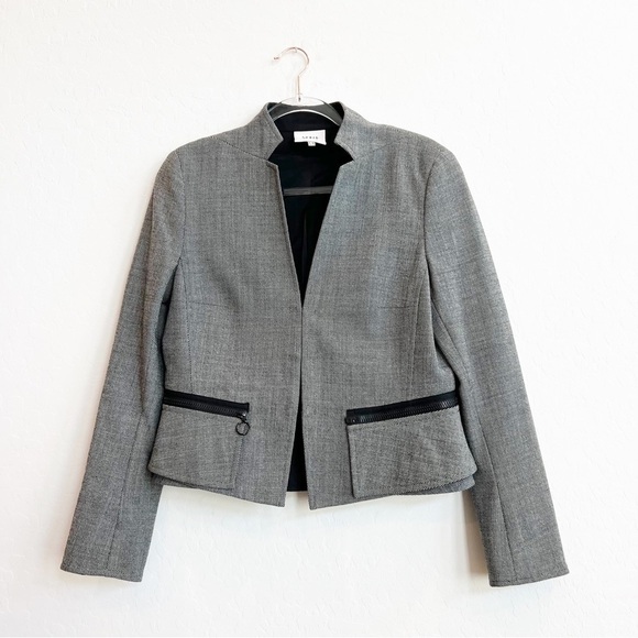 Akris Punto Jackets & Blazers - Akris Punto Women’s Knit Blazer Suit Jacket Black Zippers 10
